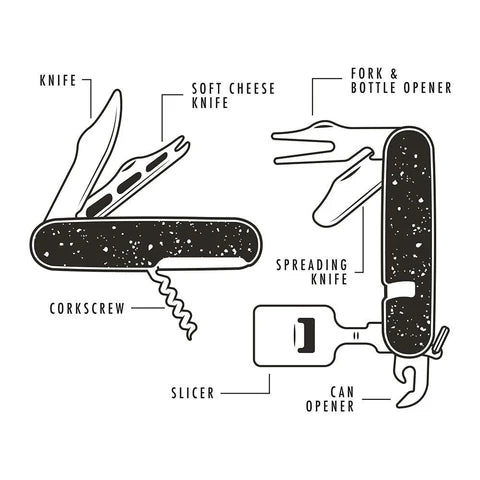 Gentlemen's Hardware - Cheese & Wine Multi-Tool No.350